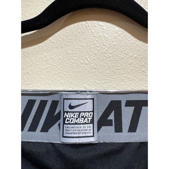 Nike Pro Combat Compression Leggings Mens size small black - Picture 3 of 5